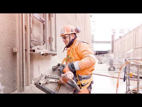 WEKA Wandsäge WS76 in Aktion