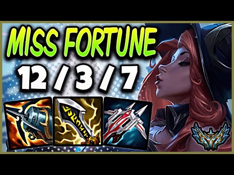 [ 58% WINRATE ] Miss Fortune ADC vs Ezreal KR Challenger - Patch 13.16 - Season 13