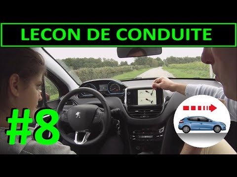 Driving Lesson #8 SECOND Lesson - Starting Stopping a Car