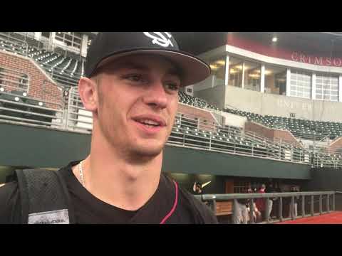 TJ Hopkins after the Gamecocks' win over Alabama 4/6/19