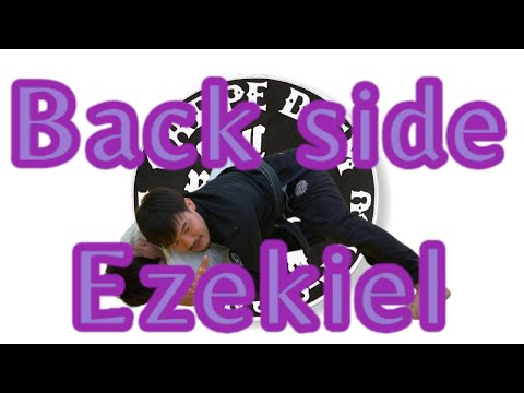 肩固めとエゼキエルの連携 Back side Ezekiel Choke