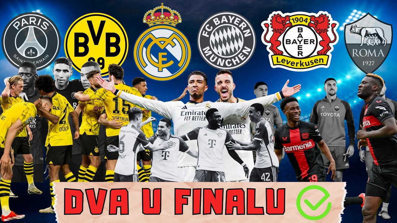LIGA PRVAKA i EL: Rezime polufinalnih dvoboja | Borussija, Bayern i Leverkusen | RM podcast #176
