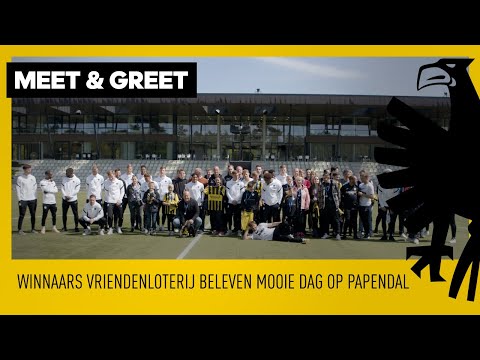 MEET & GREET | Winnaars Vriendenloterij beleven mooie dag op Papendal 😁