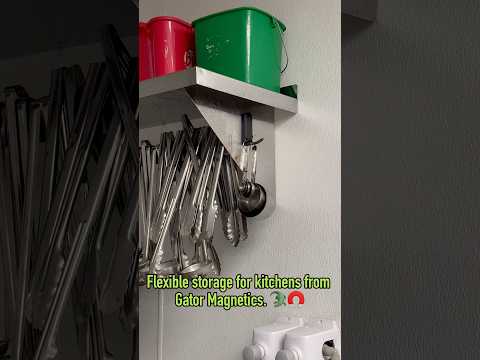 Video: Gator Magnetics Flexible Commercial Kitchen Storage for Utensils & Small Tools video thumbnail