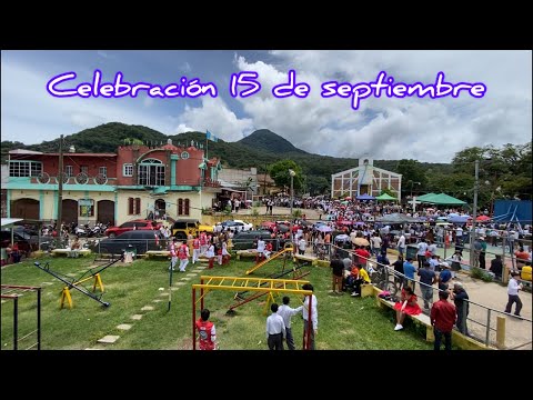 Celebración del 15 de Septiembre en aldea Horcones Santa Catarina Mita Jutiapa Guatemala 
