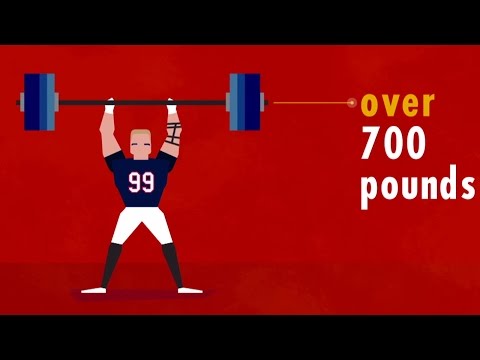 J.J. Watt is not human (NFL infographic)
