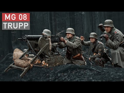 Machine Gun 08 & MG Squad Explained! (FIRST WORLD WAR) German with subtitles