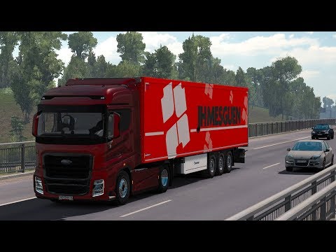 ETS 2 1.35 - ProMods 2.41 - Ford F- Max 500 - Trip: Clermont-Ferrand - Lyon