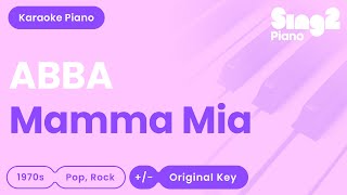 ABBA, Ripley Alexander - Mamma Mia (Piano Karaoke)