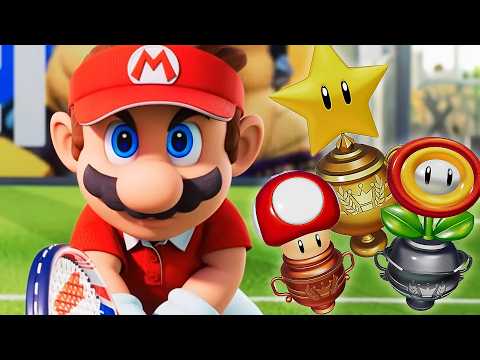 Mario Tennis Fever - All Tournament Cups (100%)