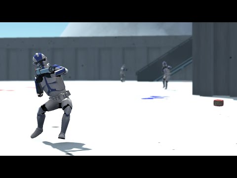 Star Wars Battlefront in Ravenfield? Rhen Var Harbor [WIP] Gameplay