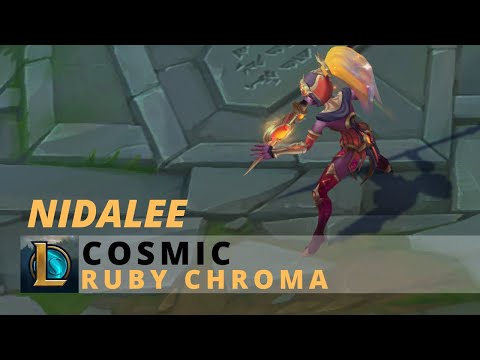 Cosmic Nidalee Ruby Chroma - League Of Legends