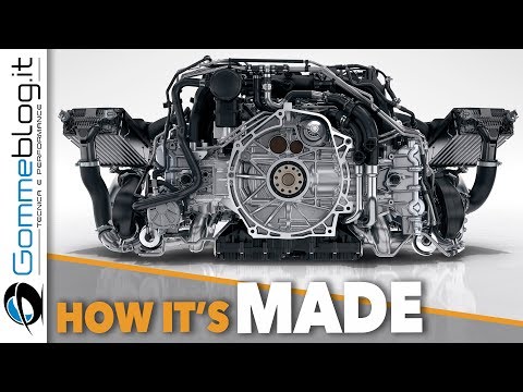 Porsche 911 Engine PRODUCTION - CAR FACTORY Assembly 2018
