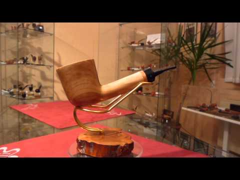 Olive wood pipe Clairmont lumberman freehand handmade -  eBay item number: 400803972407