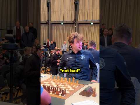Magnus Carlsen is IMPRESSED by The FIRST MOVE in the CEREMONY