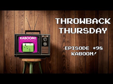 Kaboom Atari 2600 Gameplay (Throwback Thursday - Episode 98)
