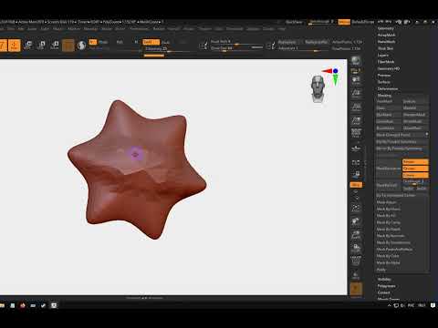 mask changed points in zbrush