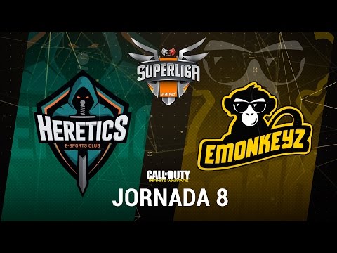 TEAM HERETICS VS EMONKEYZ - #SuperligaOrangeCOD8 - Jornada 8 - T12