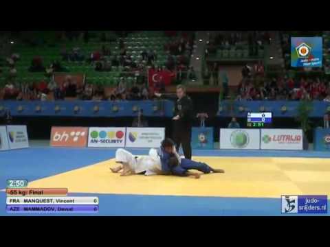Judo 2013 European Championships Juniors Sarajevo: Manquest (FRA) - Mammadov (AZE) [-55kg] final