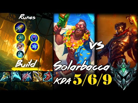 [ Solarbacca ] Gangplank vs Viktor Top -  Preseason 12 - Platinum II