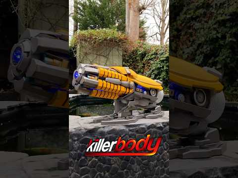 This BUMBLEBEE Blaster ACTUALLY Transforms! Killerbody TRANSFORMERS Wearable Blaster #shorts
