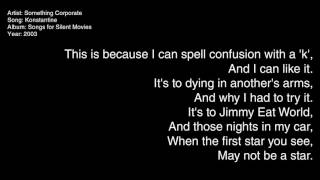 Something Corporate - Konstantine