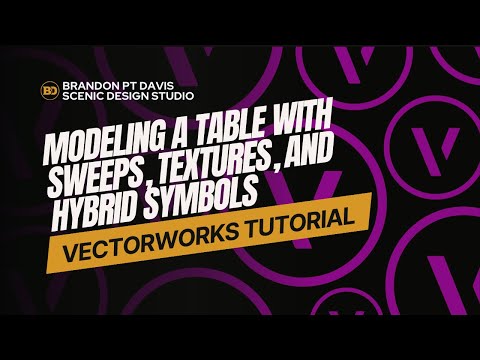 Vectorworks Tutorial: Modeling a Table