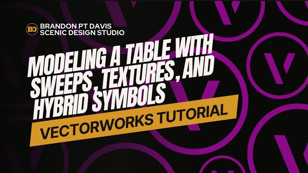 Vectorworks Tutorial: Modeling a Table