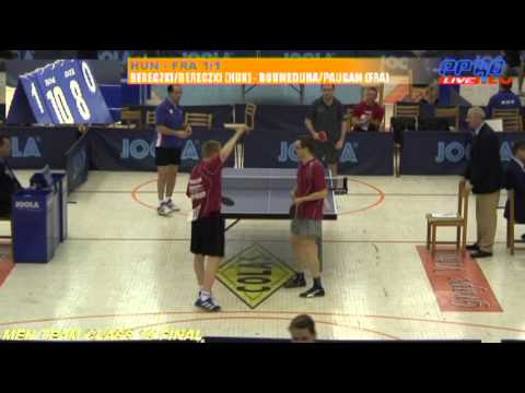 Disabled Para Table Tennis Class 10 men's team final HUN vs FRA
