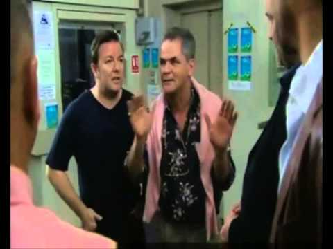EXTRAS Bloopers: Ricky Gervais 'Yuma, Yuma, Yuma'