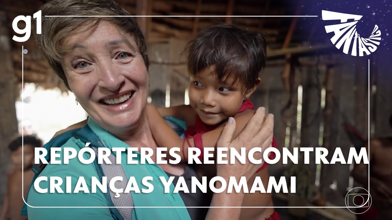 Repórteres reencontram crianças yanomami que comoveram país durante crise humanitária