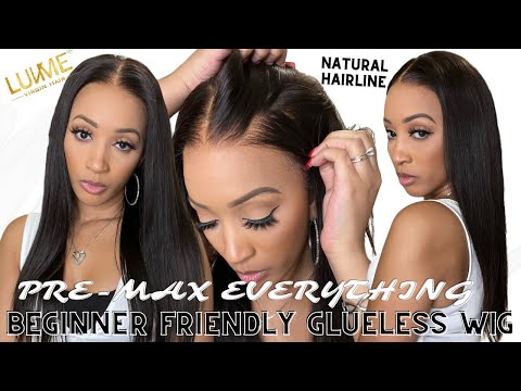 Super Natural Hairline 20" Silky Straight Glueless 13x4 Lace Front Wig | Luv Me Hair