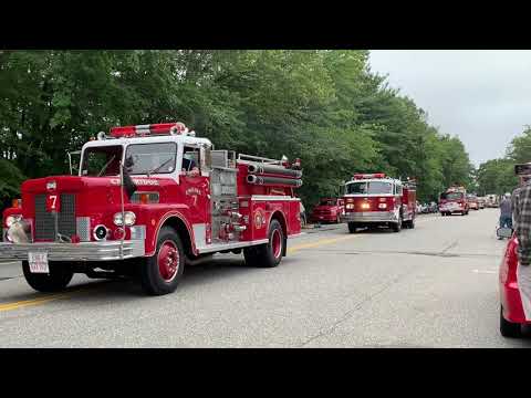 2021 44th Annual MAFAA Antique Fire Truck Apparatus Responding Muster Parade Wilmington MA 9/18/2021