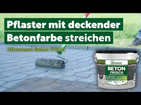 Bringt neue Farbe auf Dein Pflaster! | Ultrament Beton Frisch (Boden Fix Beton)