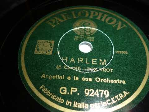 Angelini e la sua Orchestra, Harlem, Foxtrot, Italien, 1938