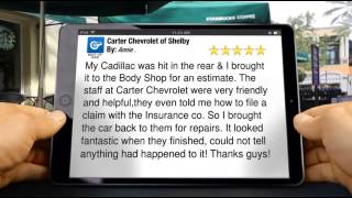 preview picture of video 'Carter Chevrolet of Shelby - Service Department Review'