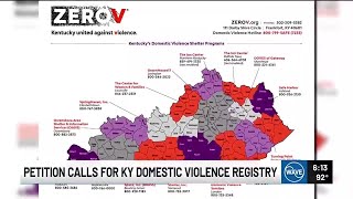 Online petition calling for domestic violence offender registry in Kentucky draws mixed reactions