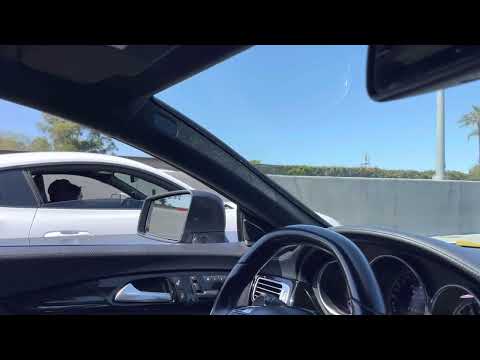 Mercedes Cls63 amg vs ford mustang 5.0 #fordmustang #amg #racing #shorts