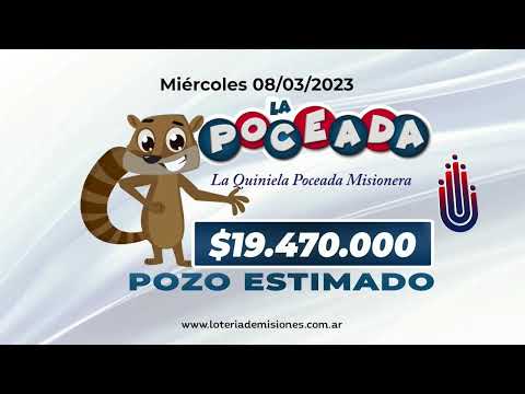 Sorteos 4319 Quiniela Vespertina y 931 Mini Quiniela Poceada,08 de Marzo del 2023.