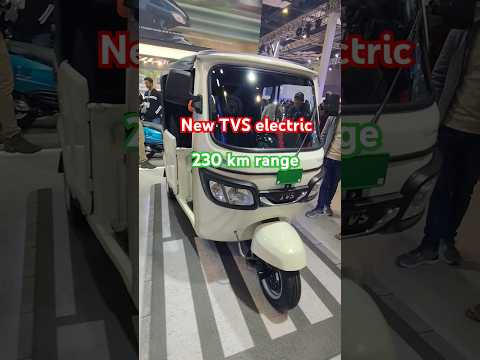 New TVS electric auto rickshaw (230km ranege coming soon..)