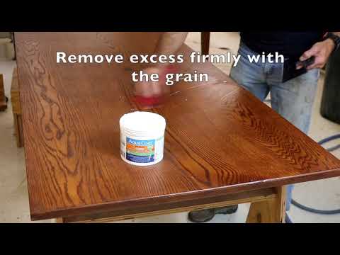 Aqua Coat Clear Grain Filler Application Tutorial