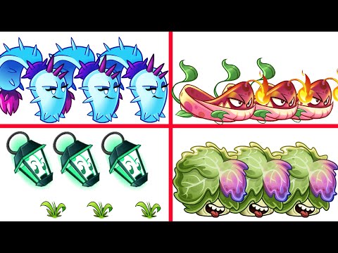 PvZ 2 4 Super Team Plants Vs Team Zombies Part 83 - Team So OP !!!