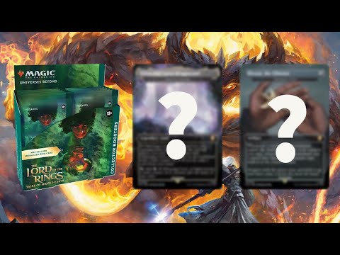 INSANE SURGE FOIL PULL!!! Lord of the Rings Collector Booster Box Opening