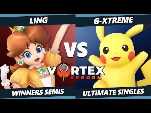 Vortex Legends 18 Winners Semis - Ling (Daisy) Vs. G-XTREME (Steve, Pikachu) SSBU Ultimate