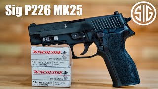 Video: Sig Sauer P226 MK25 9mmx19 4.4 tum 15rd DA/SA