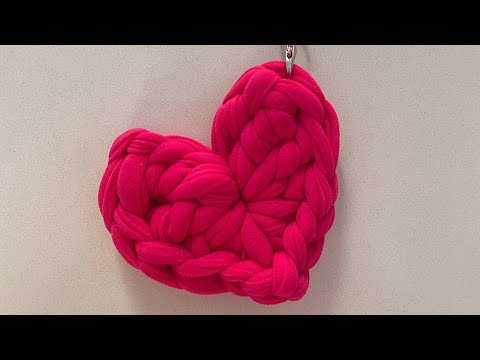 Cuore a uncinetto portachiavi ❤️