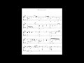 Transcription of Oscar Peterson's When Summer Comes - Bernard O'Kane Transcription of Oscar Peterson's When Summer Comes