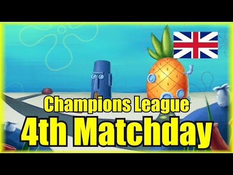 Champions League 4th Matchday portrayed by Spongebob [English]