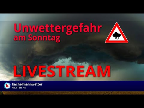 Gewitter / Unwetter im Süden am Pfingstsonntag
