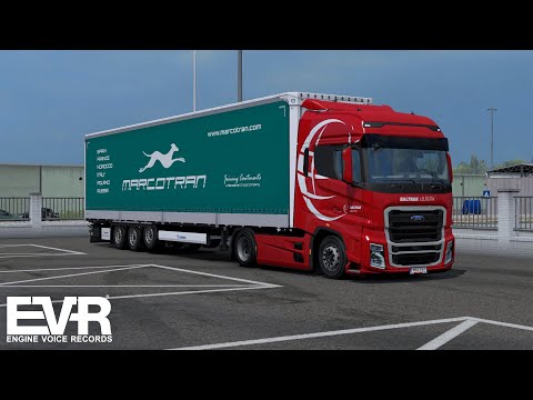 ETS2 1.36 - ProjectNG 2.0 & RGM Graphics - Ford F-Max Realistic sound by EVR - Driving in Italy